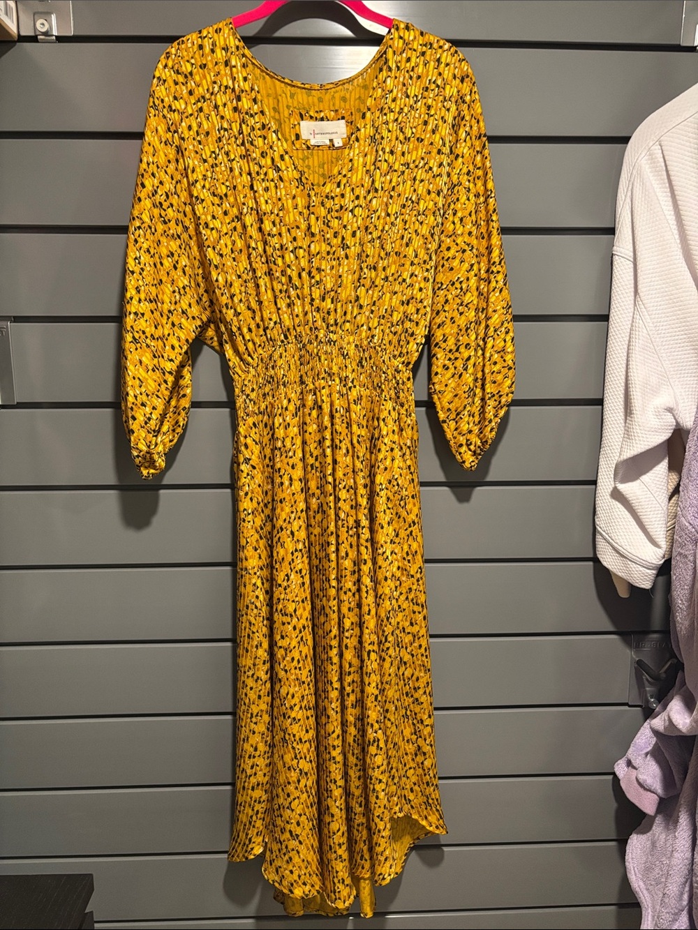 Anthropologie Floral/Striped Dress